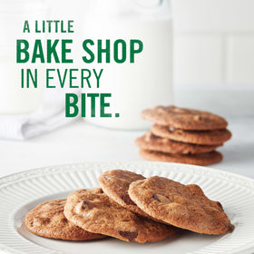 Close-up of Tate's Bake Shop cookies with crisp edges