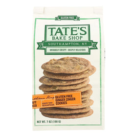 Tate's Bake Shop Ginger Zinger cookies aroma hints bold spice.