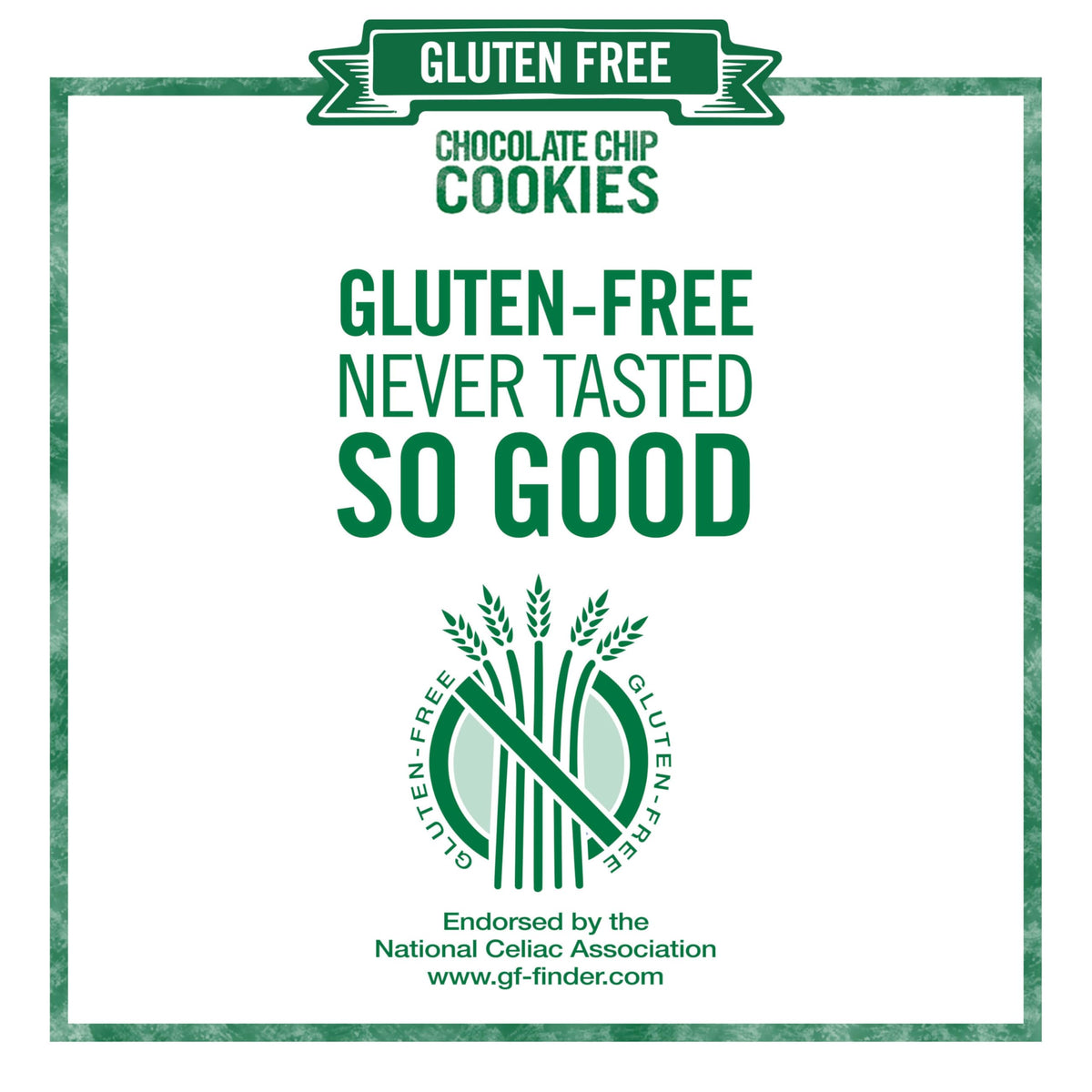 Gluten free party tray ready cookies on a serving platter.