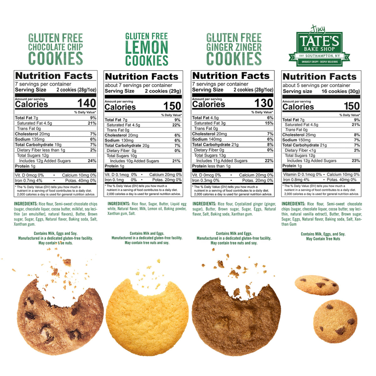Gluten free cookies pairing with wine, Tate's elevates dessert