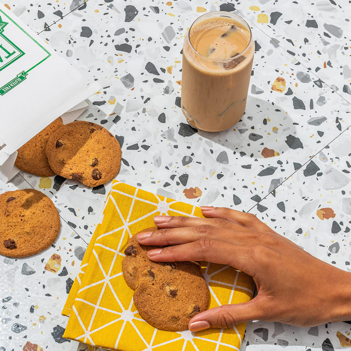 Resealable pouch keeps Tate's gluten free cookies fresh and crispy