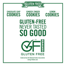 Tate's Bake Shop gluten free cookies close-up highlighting crispy texture for snacking