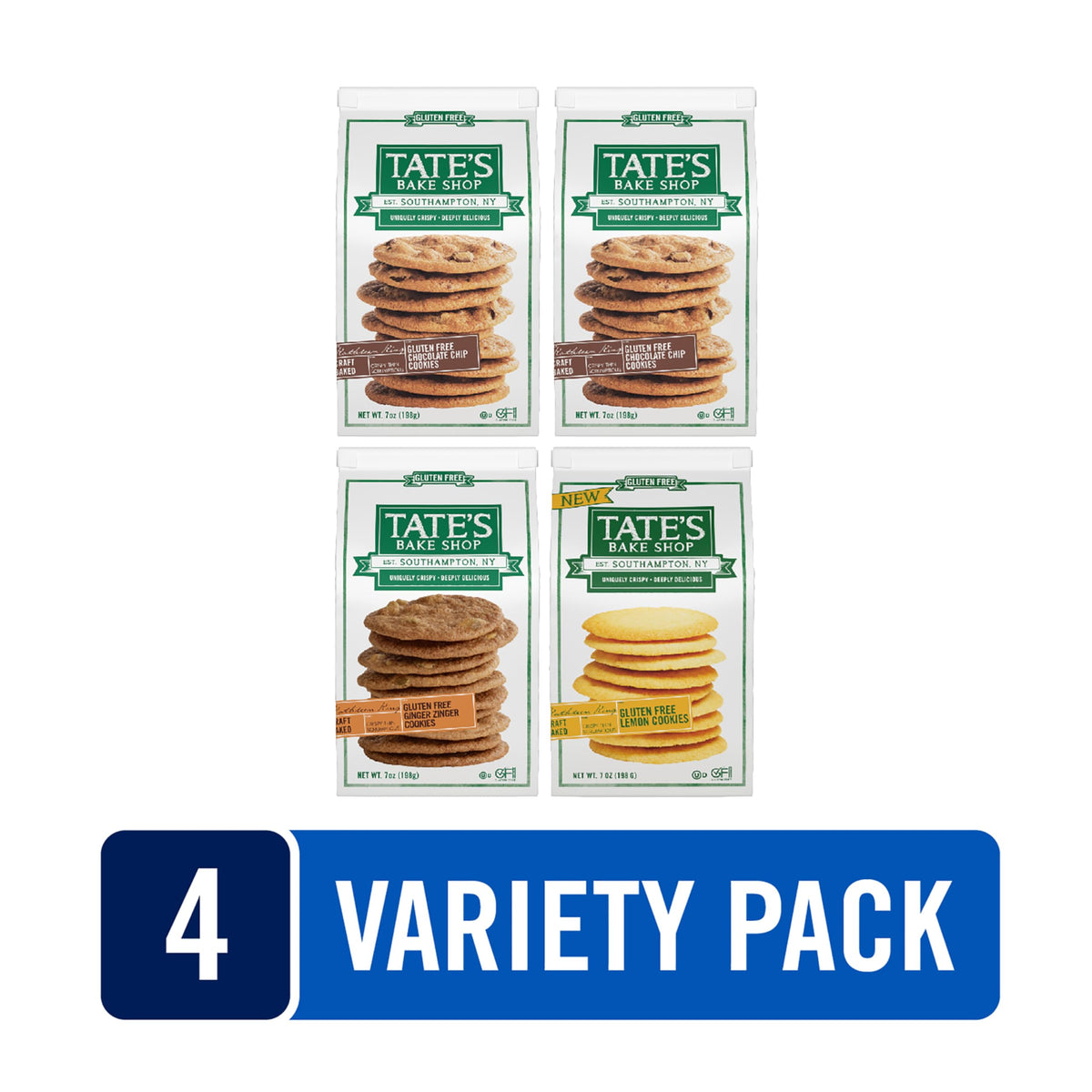 Tate's Bake Shop gluten free ginger zinger cookies on plate with warm spice aroma