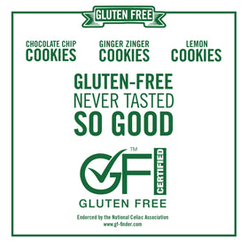 Tate's Bake Shop gluten-free chocolate chip cookies displayed, perfect for a cozy dessert.