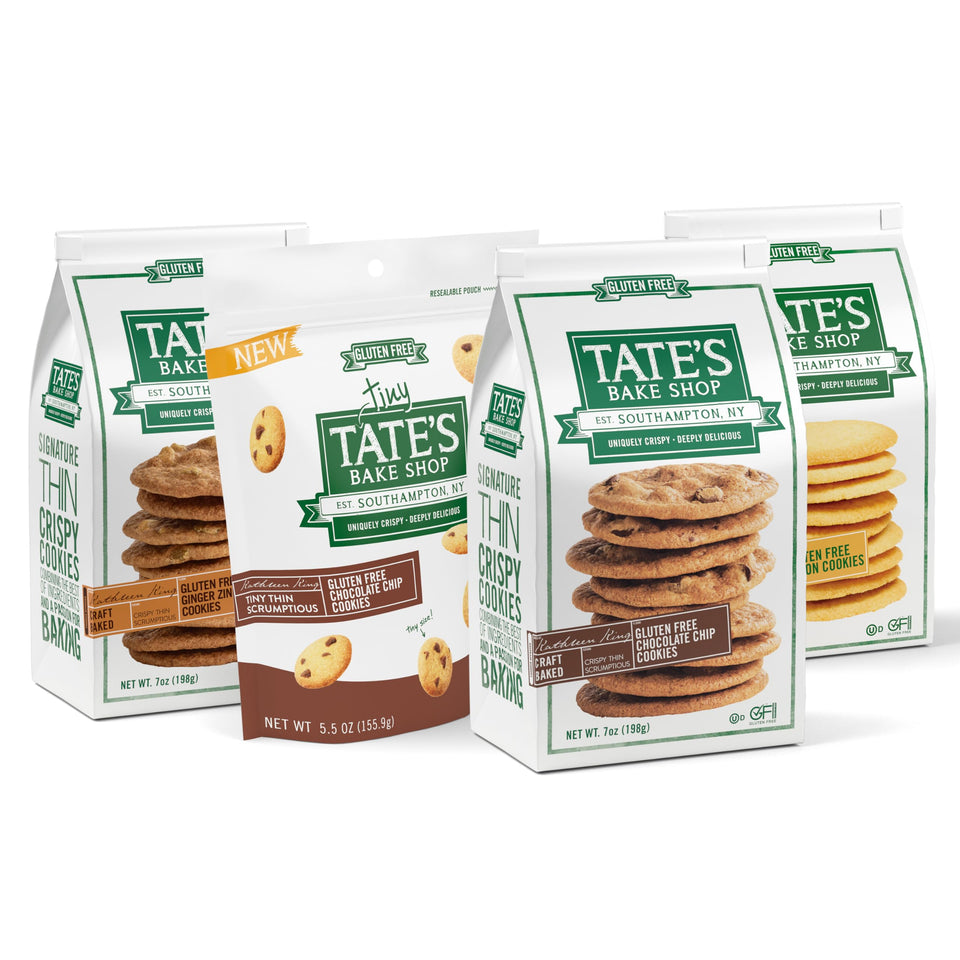 Tate's Bake Shop gluten free cookies variety pack for versatile snacking