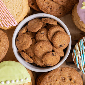 Pair Tate's gluten free cookies with coffee for a cozy break