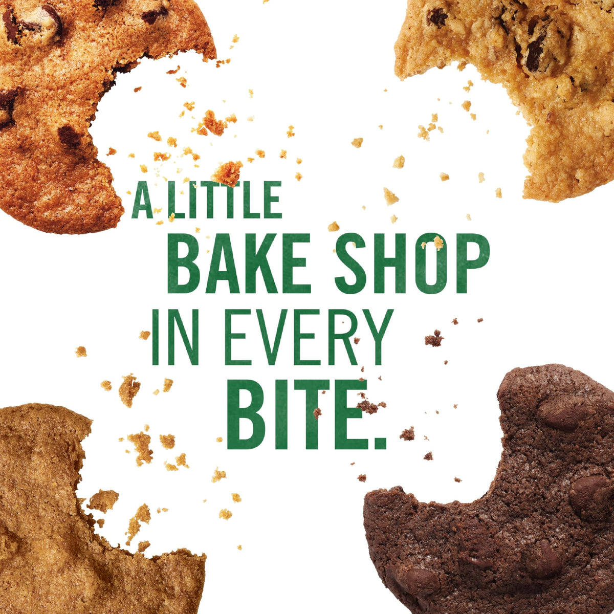 Tate's Bake Shop Gluten Free Double Chocolate Chip cookies with rich cocoa crunch