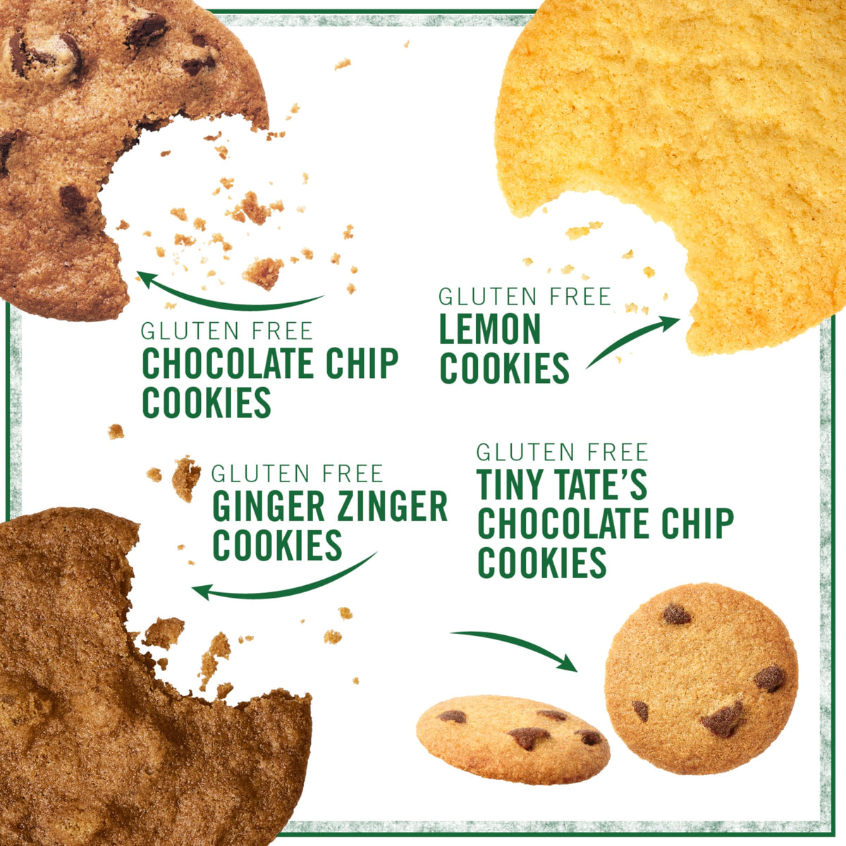 Tate's Bake Shop gluten free Ginger Zinger cookies zesty snack
