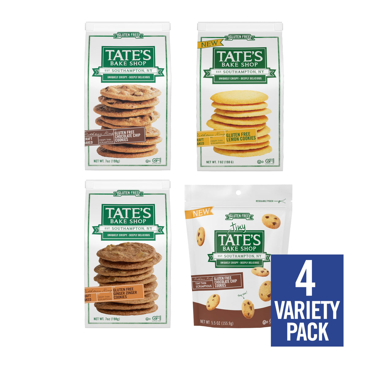 Tate's Bake Shop gluten free lemon cookies ideal with tea or dessert pairing