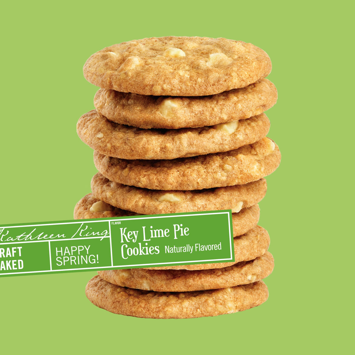 Key Lime Pie Cookies from Tate's served in a decorative dish