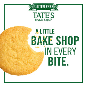 Bright lemon flavor and crisp texture in Tate's cookies.