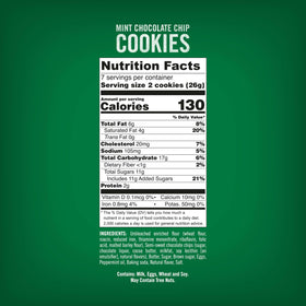 Ice cream sandwich idea with Tate's cookies and mint flavor.