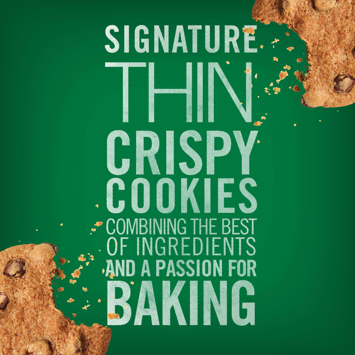 Bulk pack of Tate's cookies, ideal for gatherings.