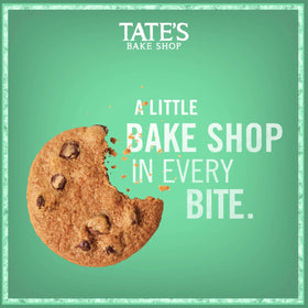 Sealed bag keeps Tate's Mint Chocolate Chip Cookies fresh.