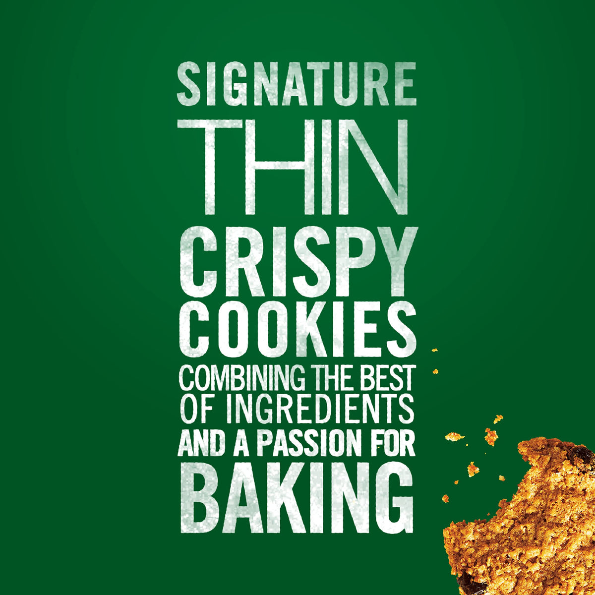 Tates Bake Shop Oatmeal Raisin Cookies in reclosable bag keeps freshness longer.