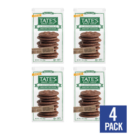 Reclosable bag keeps Tate's cookies fresh for on-the-go snacking.