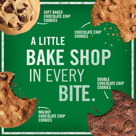 Tate's Soft Baked Chocolate Chip Cookies bag, chewy texture for cozy moments.
