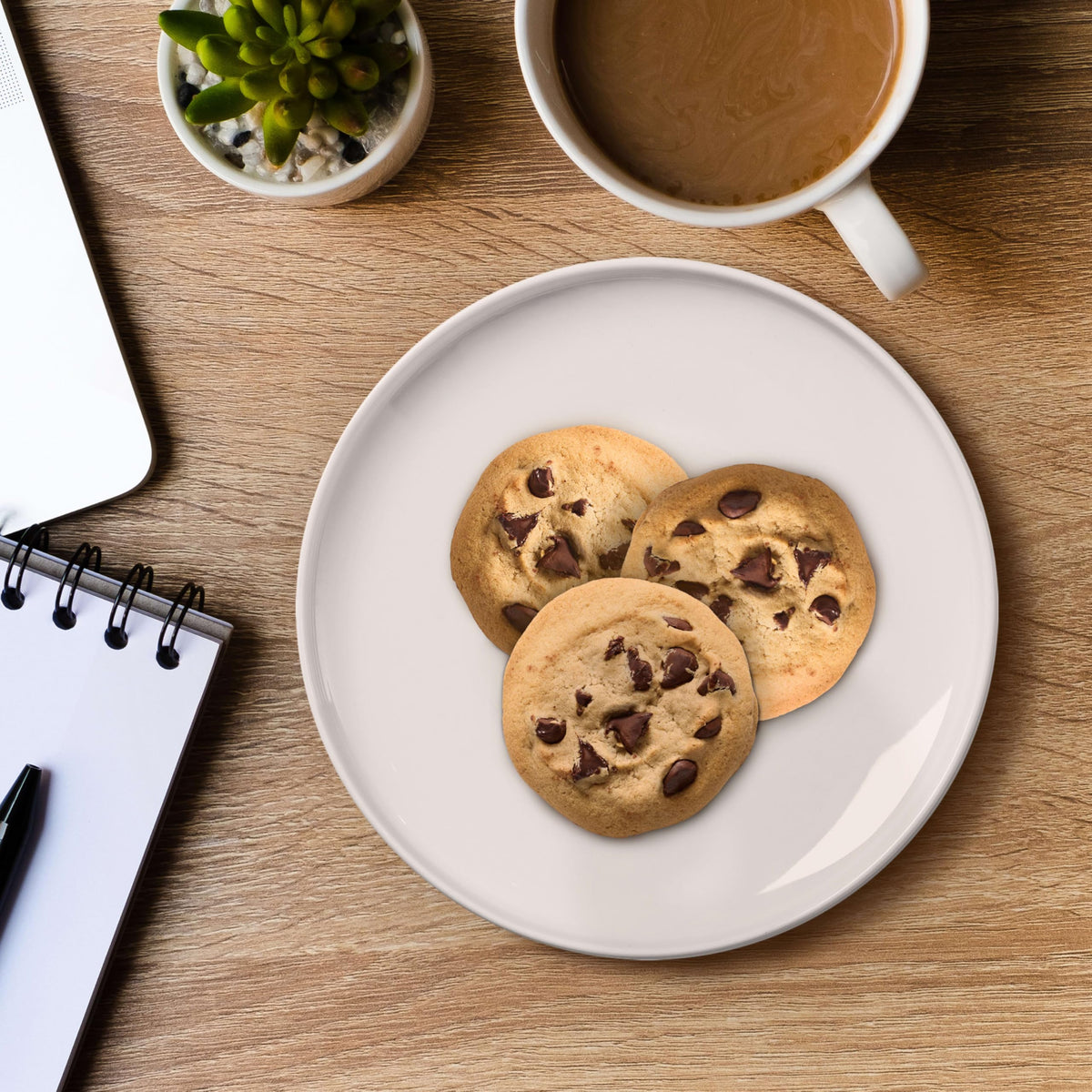 Dessert pairing: Tate's soft baked cookies with a glass of wine