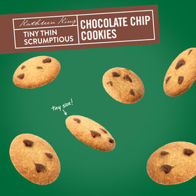 Resealable package of Tate's Tiny Cookies keeps freshness for sharing