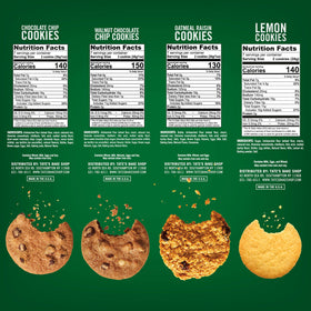 Tate's Bake Shop Variety Pack Oatmeal Raisin cookies, perfect for a quick afternoon treat.