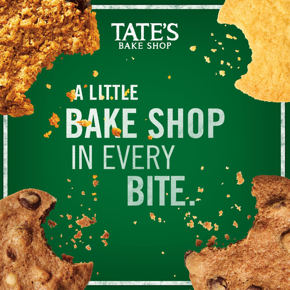 Tate's Bake Shop Ready-to-serve cookies for easy entertaining.