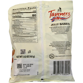 Taveners Jelly Babies Made in the UK: classic British candy for families.