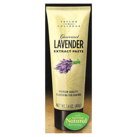 Dollop of Taylor & Colledge Lavender Extract Paste on batter for aromatic flavor.