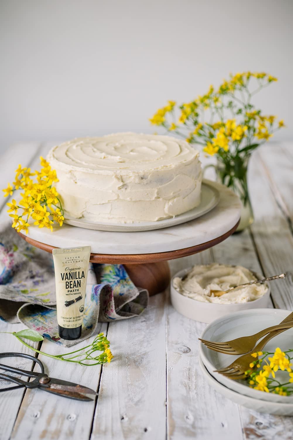 Baking setup with paste suggests versatile use in recipes