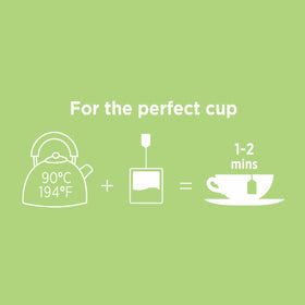 Taylors of Harrogate tea bags steeping in cup for a comforting break