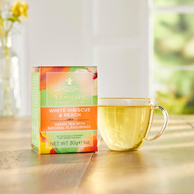 Taylors of Harrogate Mango Cardamom infusion tea bags with exotic fruit spice