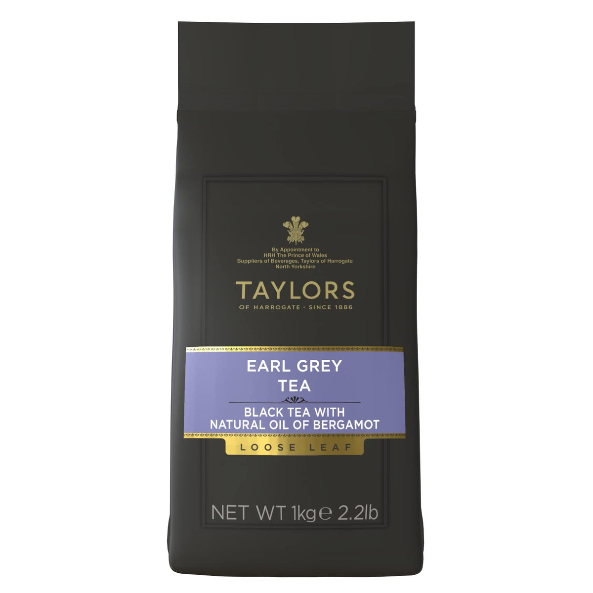Bergamot oil close-up on Earl Grey leaves from Taylors of Harrogate.