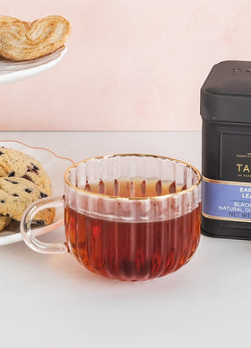 Brewing Earl Grey with Taylors of Harrogate in a warmed teapot.
