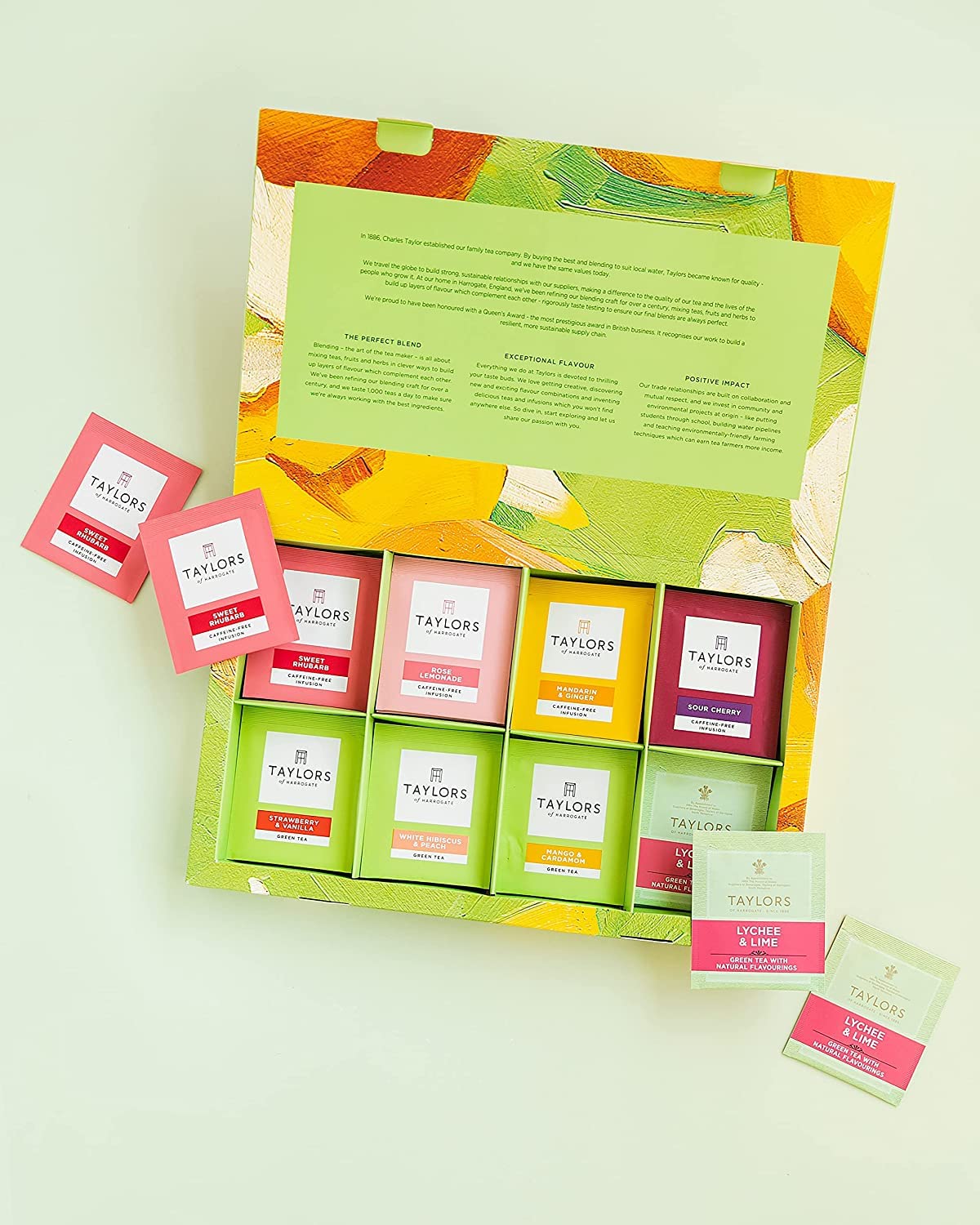 Rose Lemonade tea bag pack, refreshing aroma for afternoon tea.