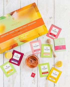 Sweet Rhubarb tea bag pack, bright aroma for everyday enjoyment.