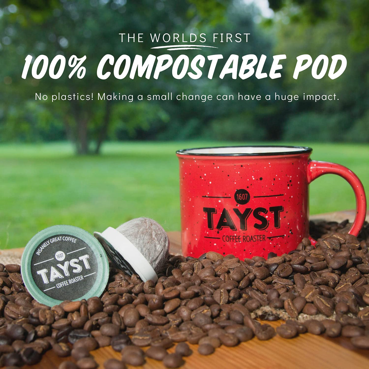 Tayst bold-coffee finish with smoke-kissed cocoa notes in the cup.