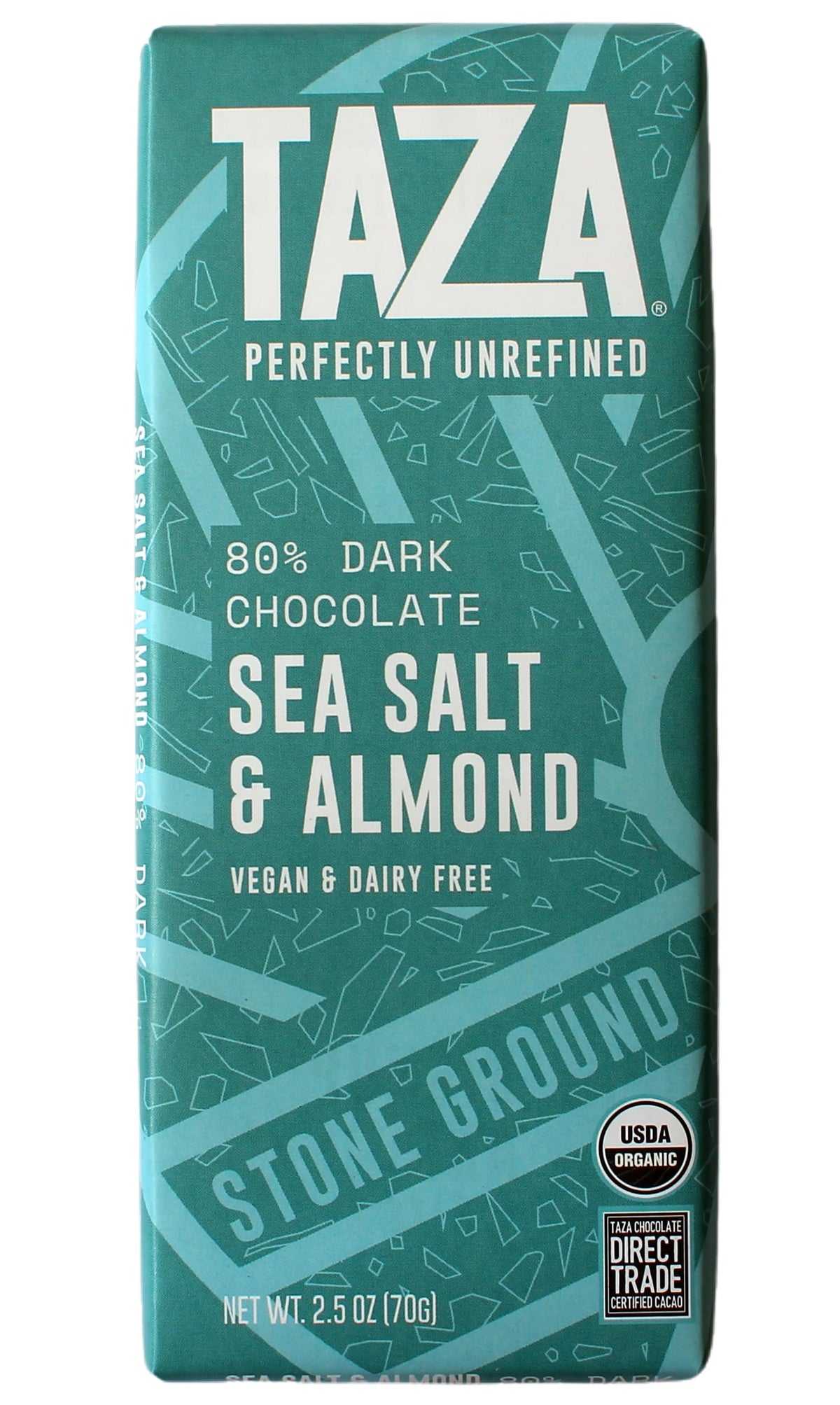 87% Seriously Dark bar by Taza delivers intense cacao flavor.