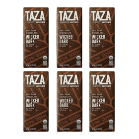 Taza Amaze Bar 95% packaging showcases bold organic chocolate ideal for gifting.