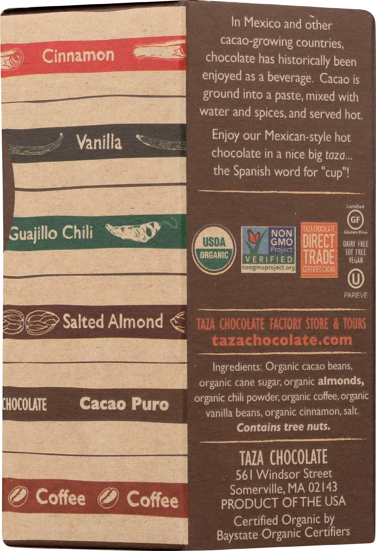 Taza Mexicano Cinnamon disc offers spicy-sweet aroma and bold finish.