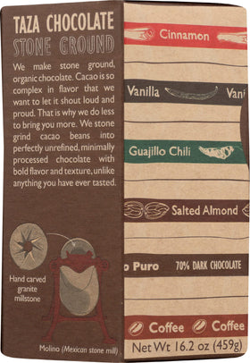 Taza Mexicano Vanilla disc highlights warm, comforting vanilla tones.