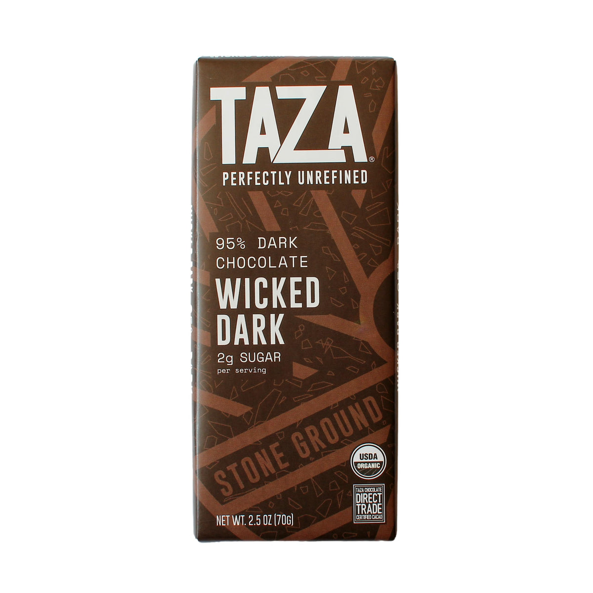 Taza Wicked Dark 95% variety pack gift box on display.