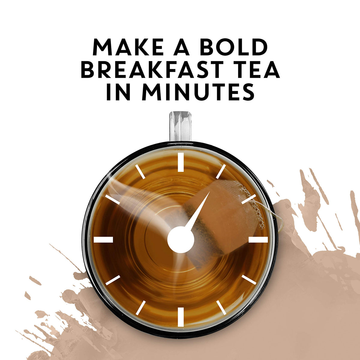 TAZO Black Tea origin-sourcing note conveys careful selection and care.