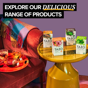 TAZO heritage scene illustrating global ingredient sourcing and craft.