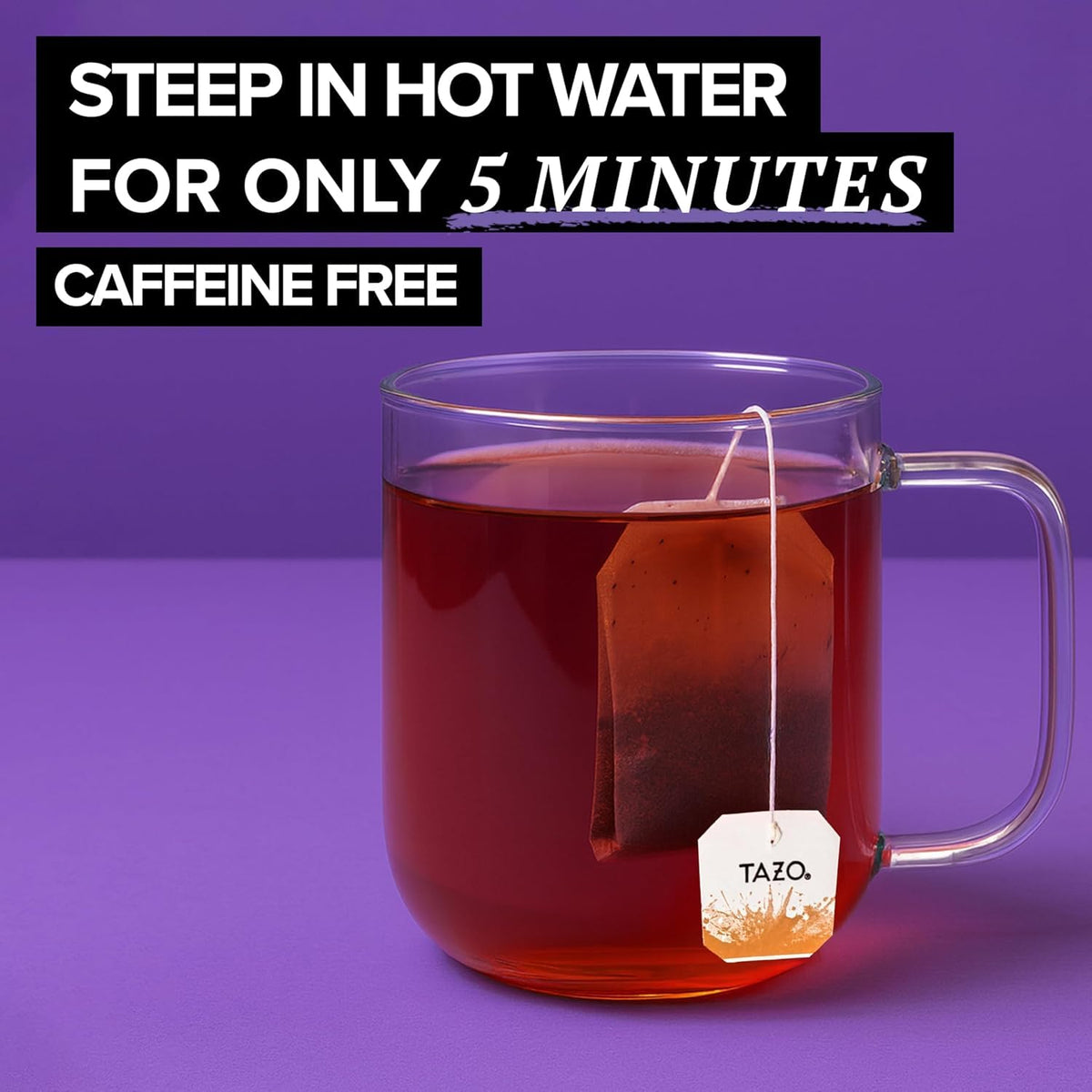 Caffeine-free herbal blend offering a comforting dessert-inspired moment with vanilla and lemon.