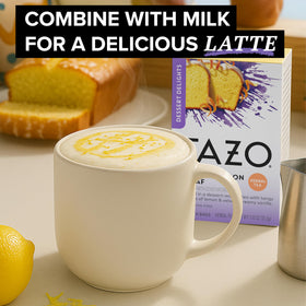TAZO Glazed Lemon Loaf tea bags in a tidy box