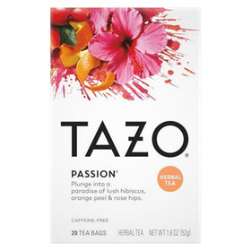 TAZO Passion Tea Bags ready for a cozy hot brew