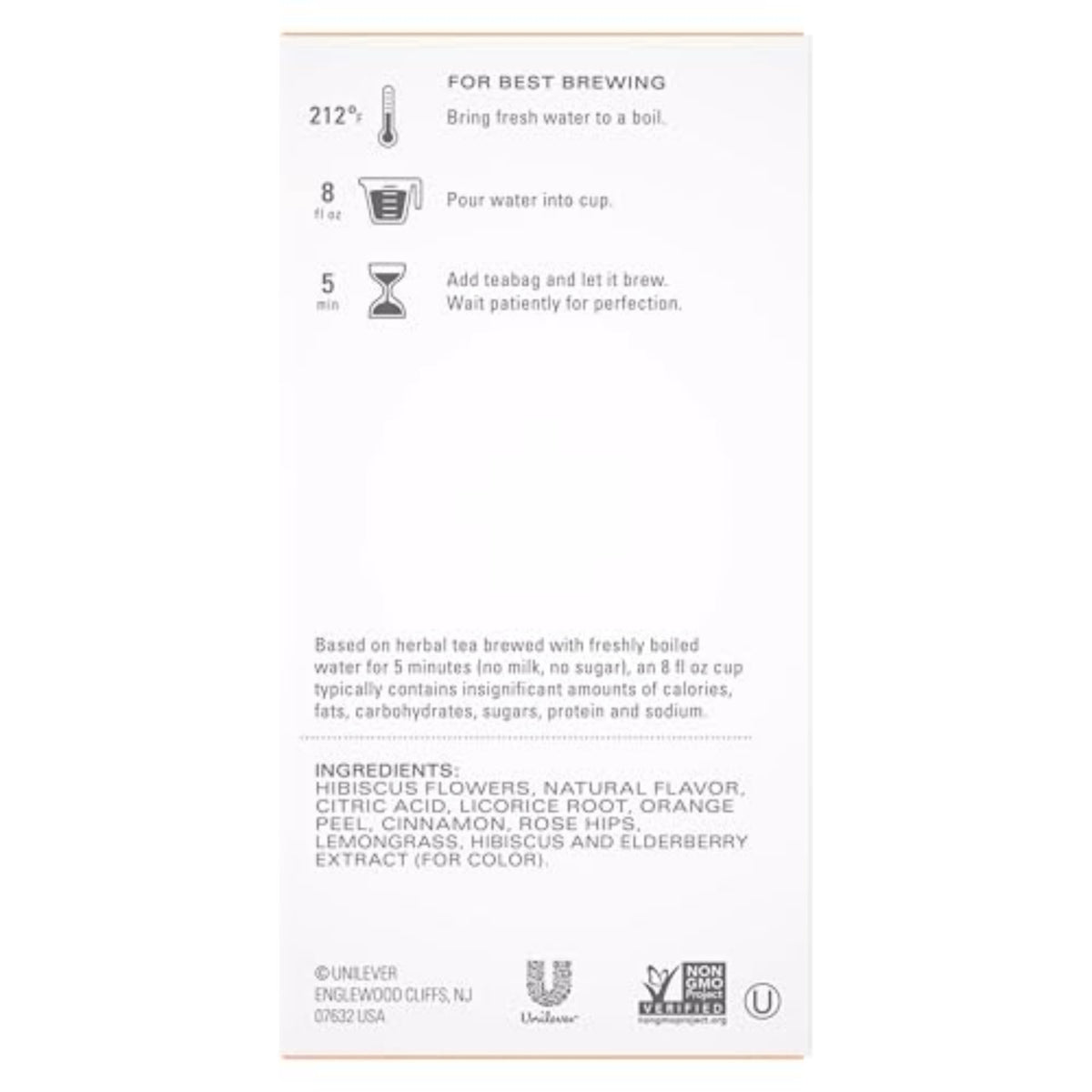 TAZO Passion Tea Bags ideal for refreshing iced tea