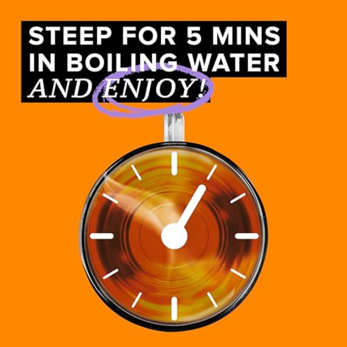 Tazo Vanilla Caramel Chai aroma rising during steep.