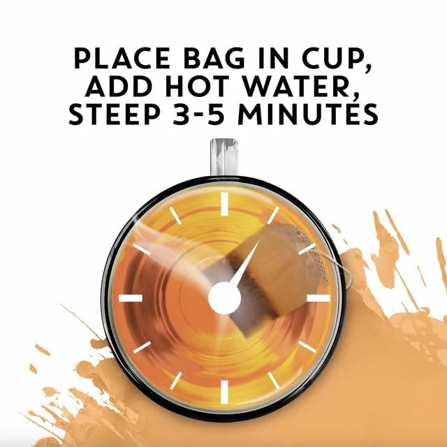 TAZO Wild Sweet Orange non-GMO label indicating quality and natural sourcing