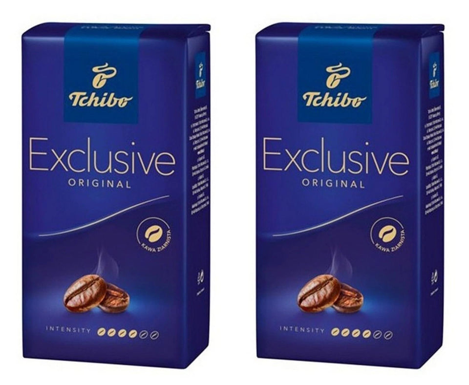 Tchibo Exclusive ground coffee beans deliver a balanced everyday brew