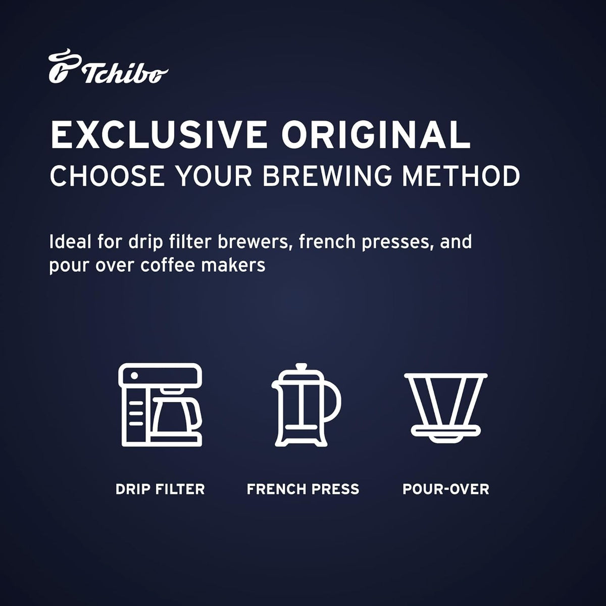 Tchibo Exclusive ground coffee suits moka pot brewing for a richer cup